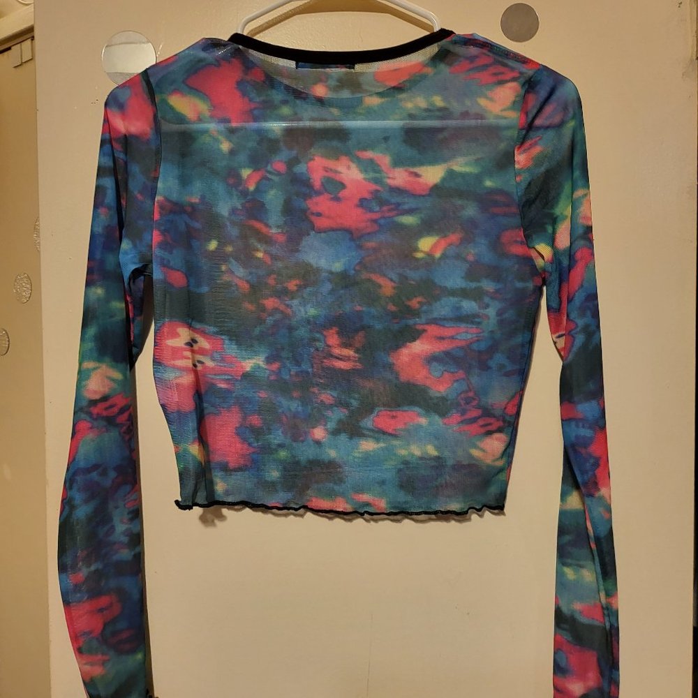 SHEIN CROP TOP SHEER